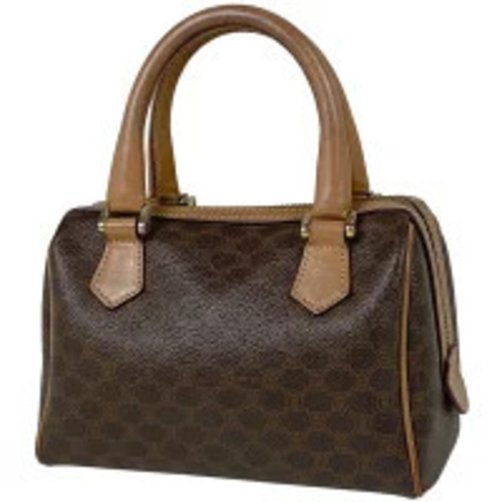 Celine Macadam canvas brown handbag Brown - Picture 2 of 6